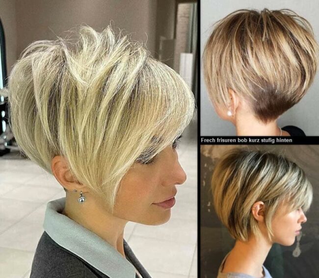 Frech Frisuren Bob Kurz Stufig Hinten (Der Look, der Sie Verzaubert!)