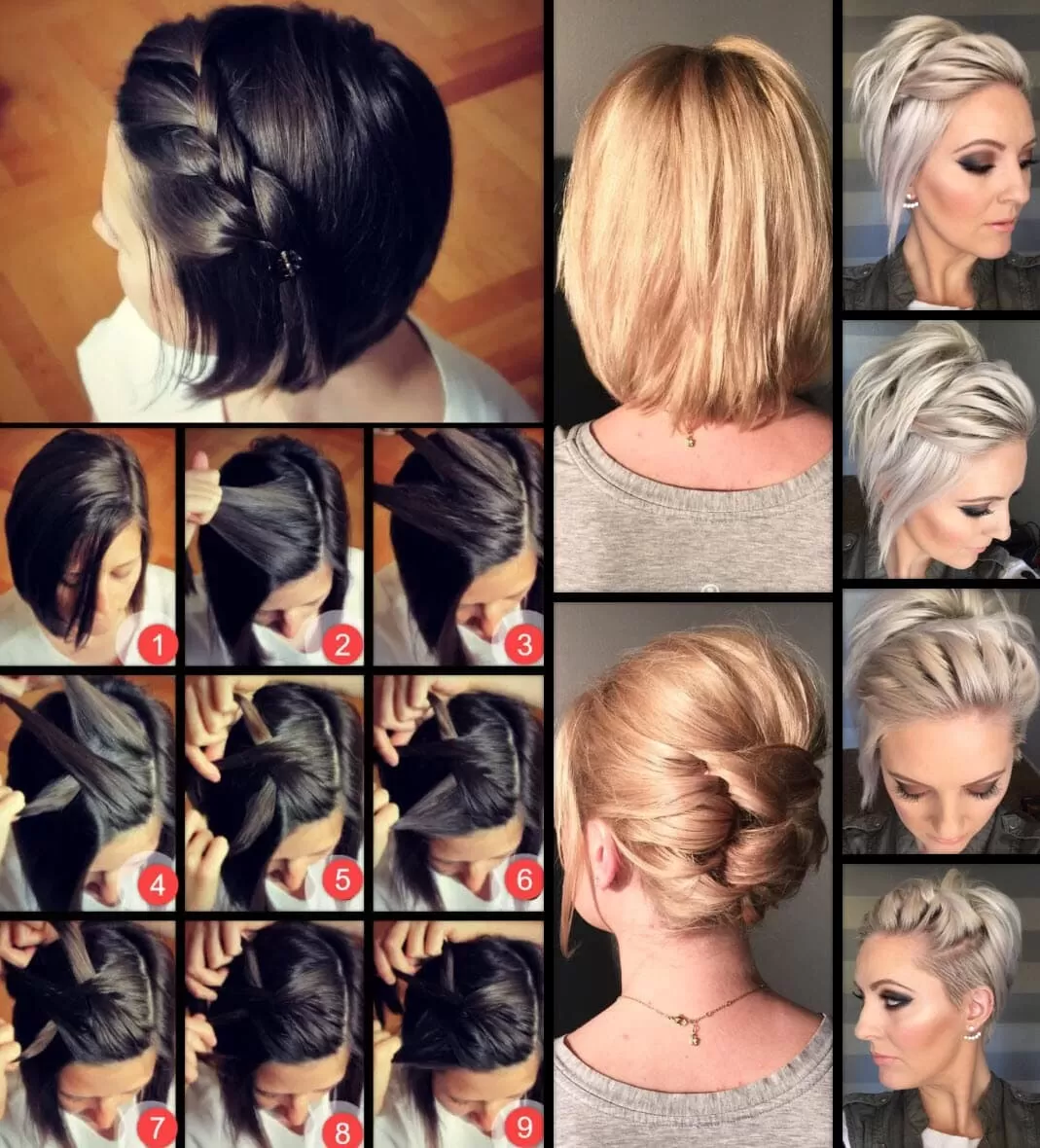 Einfache Frisuren für Anfänger Kurze Haare