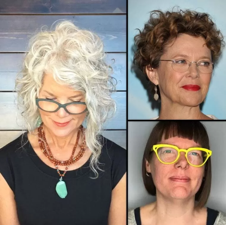 Frisuren ab 50 mit Brille für stilvolle und reife Frauen
