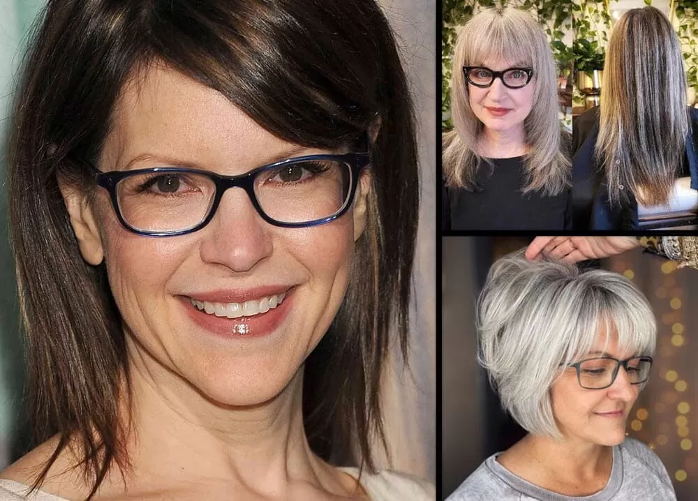 Moderne Frisuren ab 50 mit Brille für stilvolle Frauen