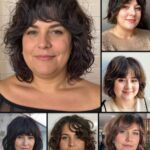 Doppelkinn Frisuren für Mollige Frauen mit Rundem Gesicht