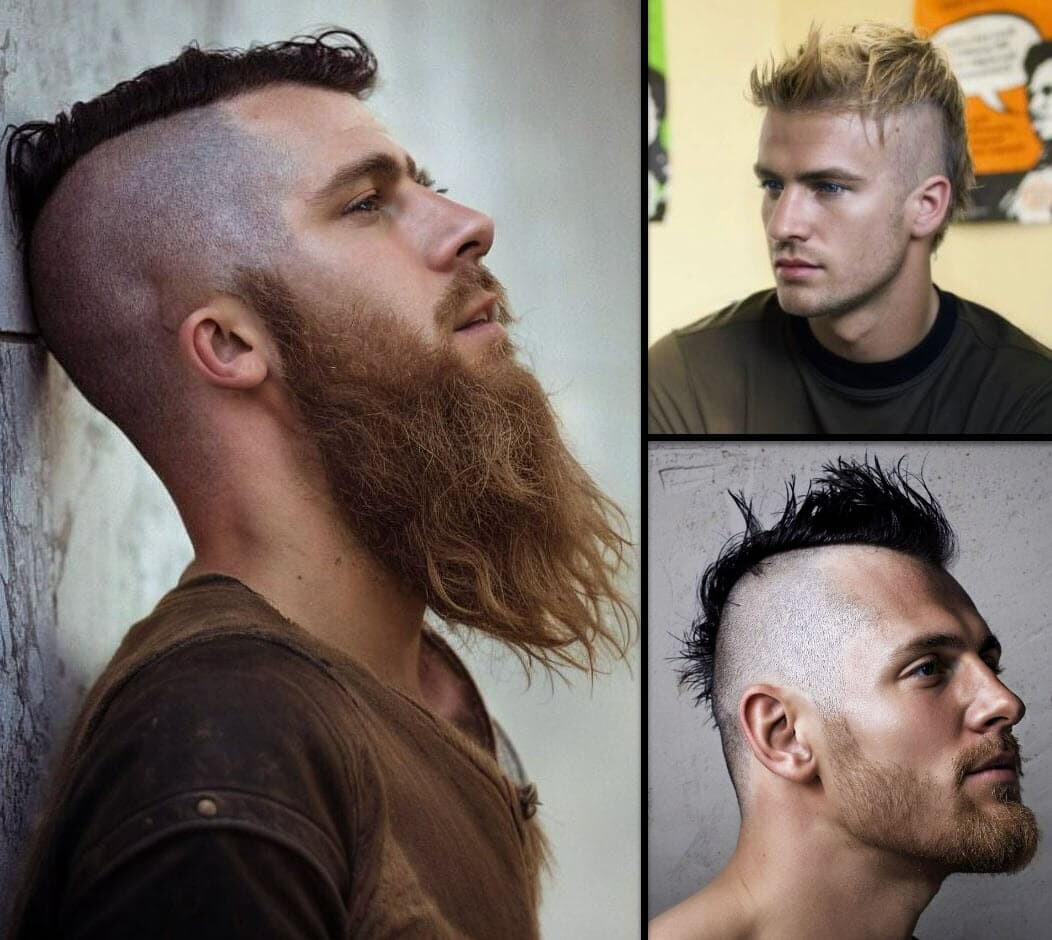 Männer Frisuren Kurz Irokesenschnitt