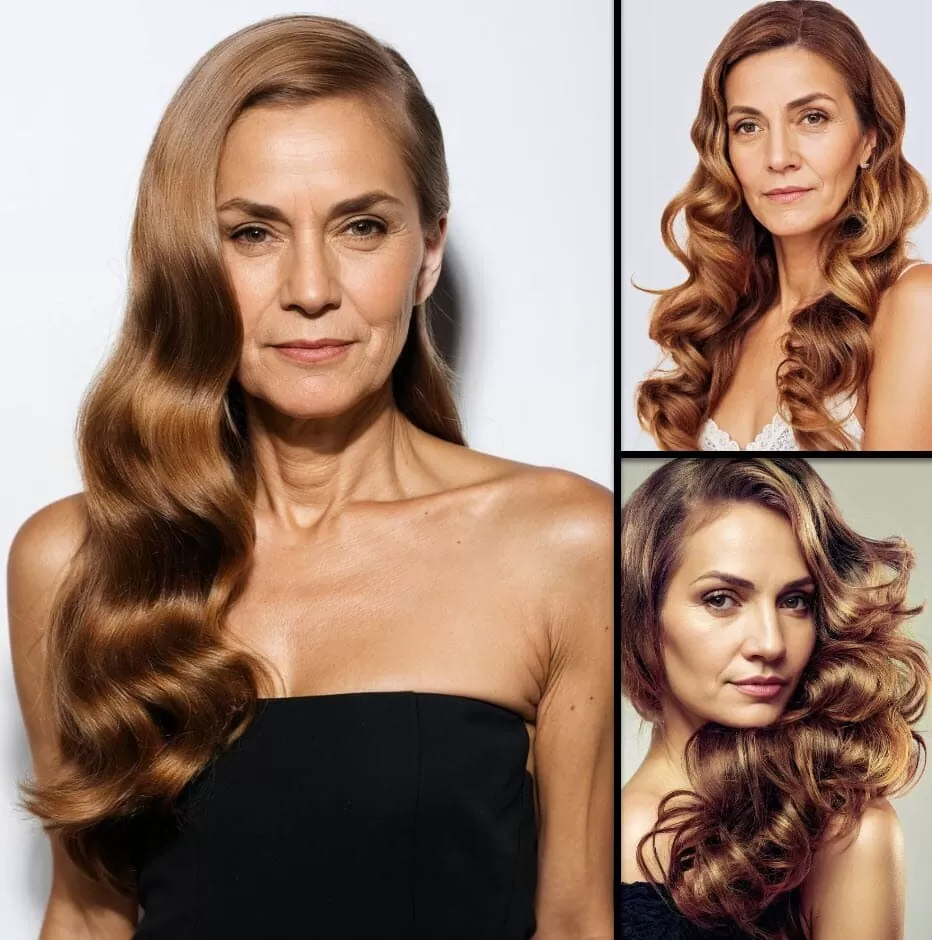 Modern Dauerwelle Frauen mit Vintage Glamour Waves