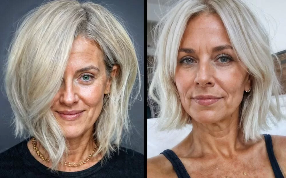 Gestufte Frisuren Mittellang