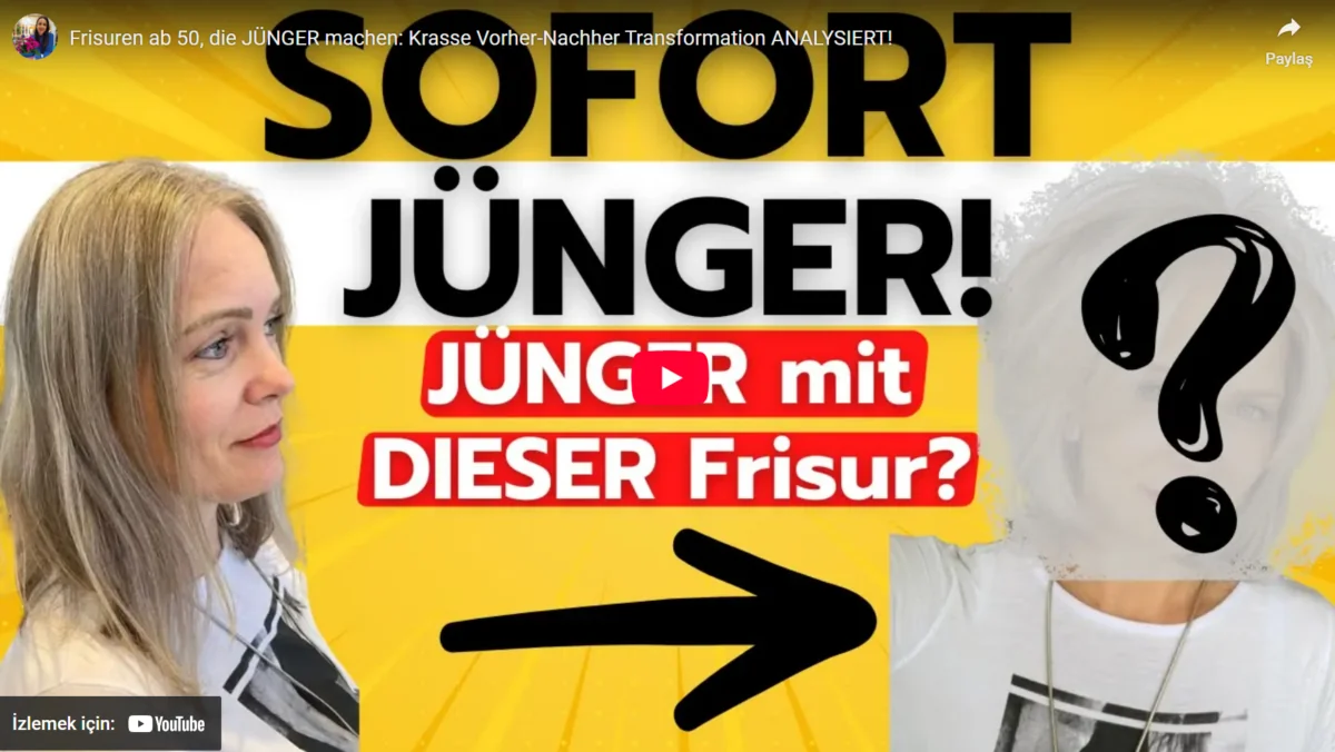 Frisuren ab 50, die jünger machen – Eine beeindruckende Vorher-Nachher-Transformation